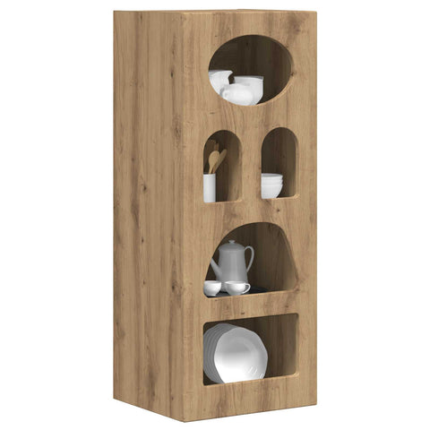 vidaXL Sideboard Artisan Oak 40 x 35 x 100.5 cm Engineered Wood