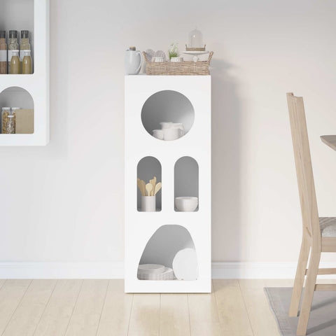 vidaXL Sideboard White 40 x 35 x 100.5 cm Engineered Wood