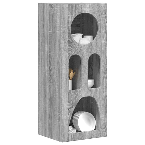 vidaXL Sideboard Grey Sonoma 40 x 35 x 100.5 cm Engineered Wood