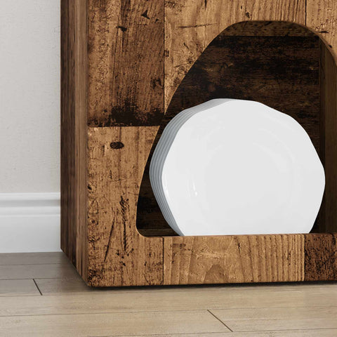 vidaXL Sideboard Old Wood 40 x 35 x 100.5 cm Engineered Wood