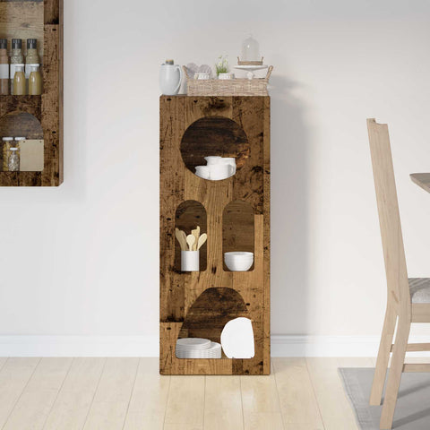 vidaXL Sideboard Old Wood 40 x 35 x 100.5 cm Engineered Wood