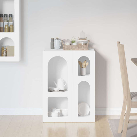 vidaXL Sideboard White 59 x 35 x 80.5 cm Engineered Wood