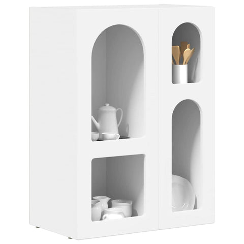 vidaXL Sideboard White 59 x 35 x 80.5 cm Engineered Wood