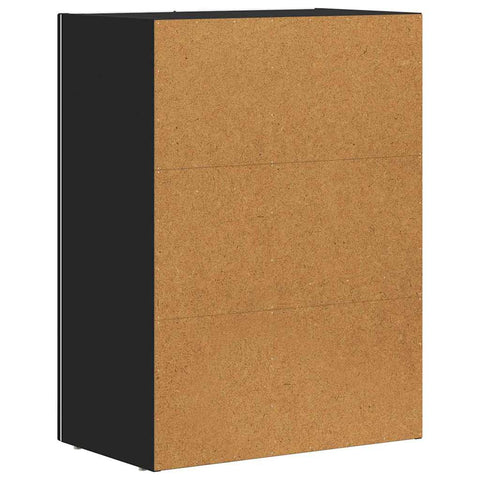 vidaXL Sideboard Black 59 x 35 x 80.5 cm Engineered Wood