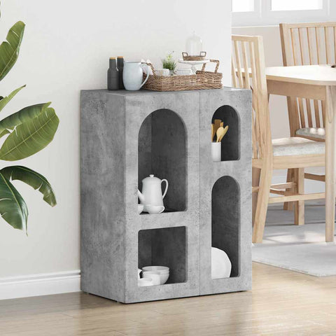 vidaXL Sideboard Concrete Grey 59 x 35 x 80.5 cm Engineered Wood