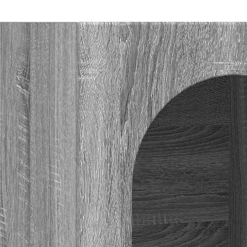 vidaXL Sideboard Grey Sonoma 59 x 35 x 80.5 cm Engineered Wood