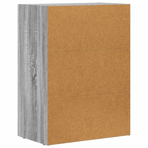 vidaXL Sideboard Grey Sonoma 59 x 35 x 80.5 cm Engineered Wood