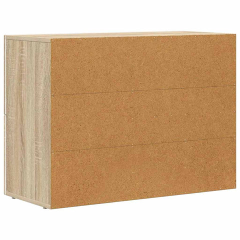 vidaXL Sideboard Sonoma Oak 80.5 x 35 x 59 cm Engineered Wood