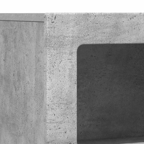 vidaXL Sideboard Concrete Grey 80.5 x 35 x 59 cm Engineered Wood