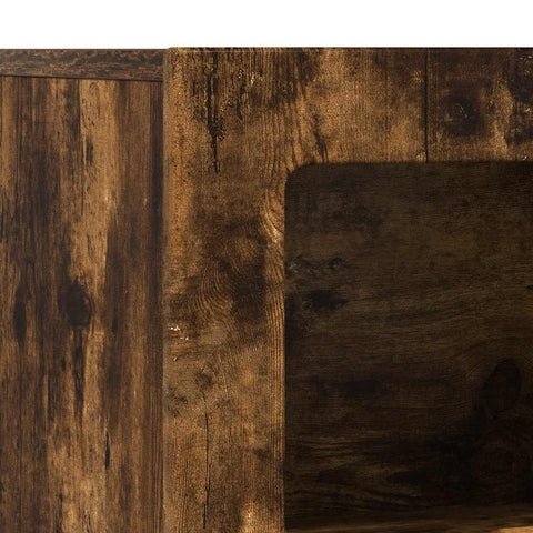 vidaXL Sideboard Smoked Oak 80.5 x 35 x 59 cm Engineered Wood