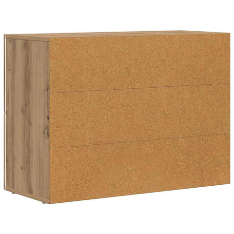 vidaXL Sideboard Artisan Oak 80.5 x 35 x 59 cm Engineered Wood