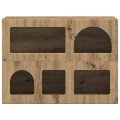 vidaXL Sideboard Artisan Oak 80.5 x 35 x 59 cm Engineered Wood