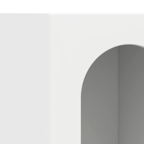 vidaXL Sideboard White 59 x 35 x 100.5 cm Engineered Wood