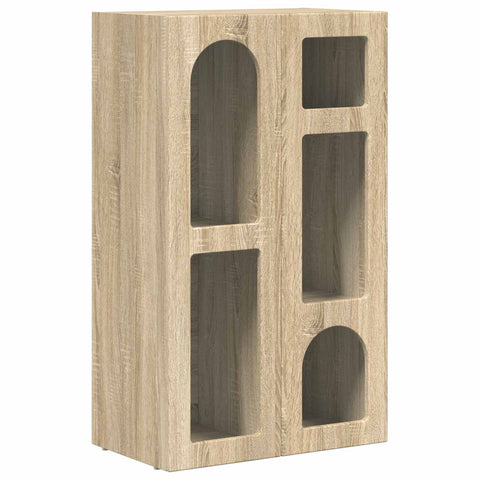 vidaXL Sideboard Sonoma Oak 59 x 35 x 100.5 cm Engineered Wood