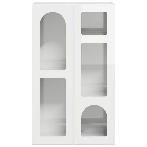 vidaXL Sideboard High Gloss White 59 x 35 x 100.5 cm Engineered Wood