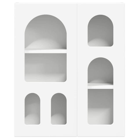 vidaXL Hanging Cabinet White 59 x 20 x 71.5 cm Engineered Wood