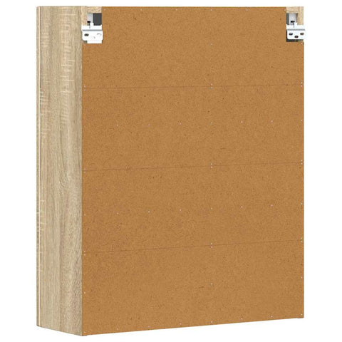 vidaXL Hanging Cabinet Sonoma Oak 59 x 20 x 71.5 cm Engineered Wood