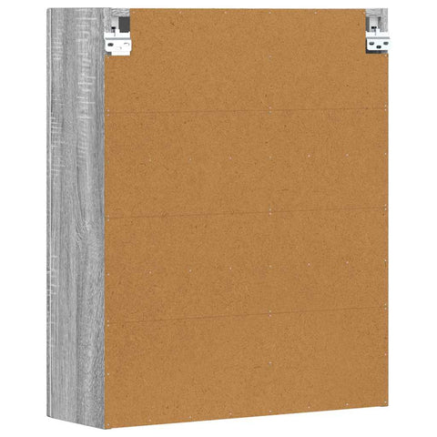 vidaXL Hanging Cabinet Grey Sonoma 59 x 20 x 71.5 cm Engineered Wood