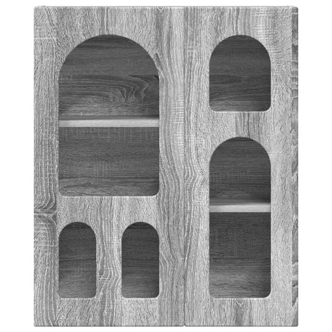 vidaXL Hanging Cabinet Grey Sonoma 59 x 20 x 71.5 cm Engineered Wood