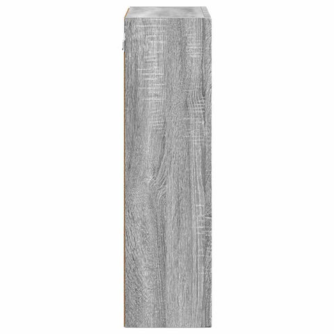 vidaXL Hanging Cabinet Grey Sonoma 59 x 20 x 71.5 cm Engineered Wood