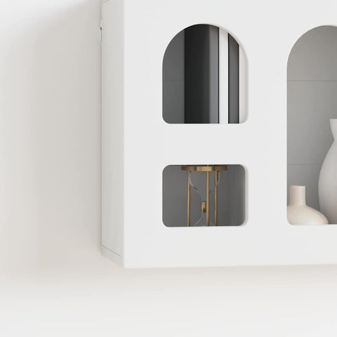 vidaXL Hanging Cabinet White 60 x 20 x 40 cm Engineered Wood