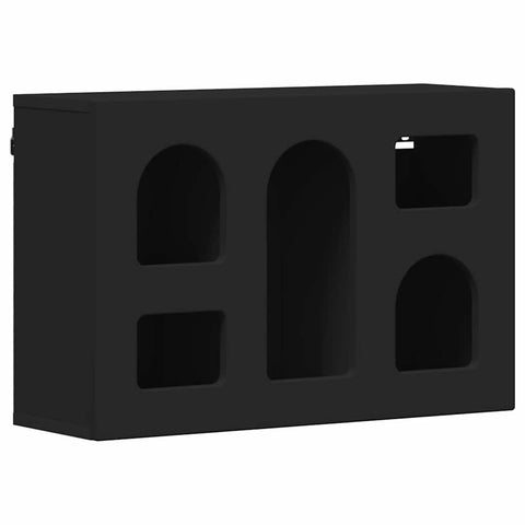 vidaXL Hanging Cabinet Black 60 x 20 x 40 cm Engineered Wood