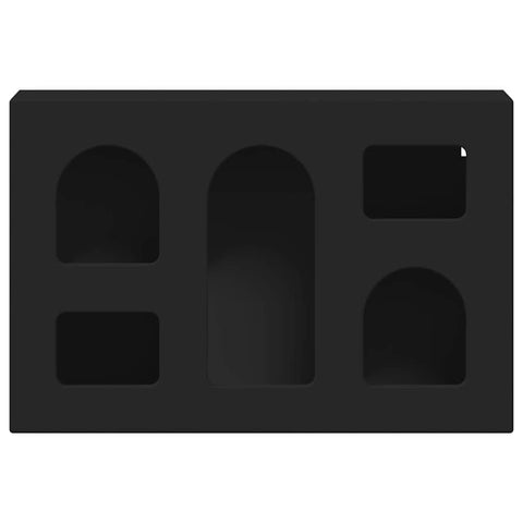 vidaXL Hanging Cabinet Black 60 x 20 x 40 cm Engineered Wood