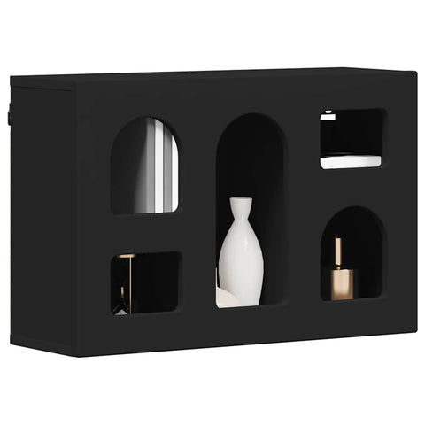 vidaXL Hanging Cabinet Black 60 x 20 x 40 cm Engineered Wood