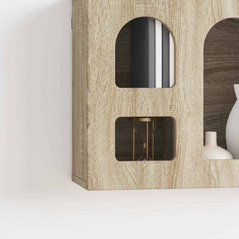 vidaXL Hanging Cabinet Sonoma Oak 60 x 20 x 40 cm Engineered Wood