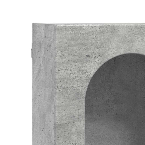 vidaXL Hanging Cabinet Concrete Grey 60 x 20 x 40 cm Engineered Wood