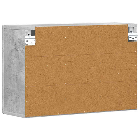 vidaXL Hanging Cabinet Concrete Grey 60 x 20 x 40 cm Engineered Wood