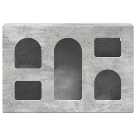 vidaXL Hanging Cabinet Concrete Grey 60 x 20 x 40 cm Engineered Wood