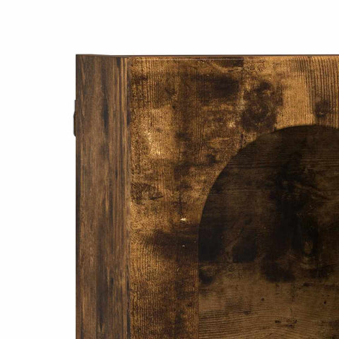 vidaXL Hanging Cabinet Smoked Oak 60 x 20 x 40 cm Engineered Wood