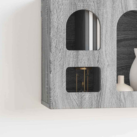 vidaXL Hanging Cabinet Grey Sonoma 60 x 20 x 40 cm Engineered Wood