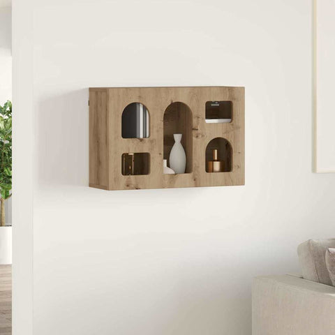 vidaXL Hanging Cabinet Artisan Oak 60 x 20 x 40 cm Engineered Wood