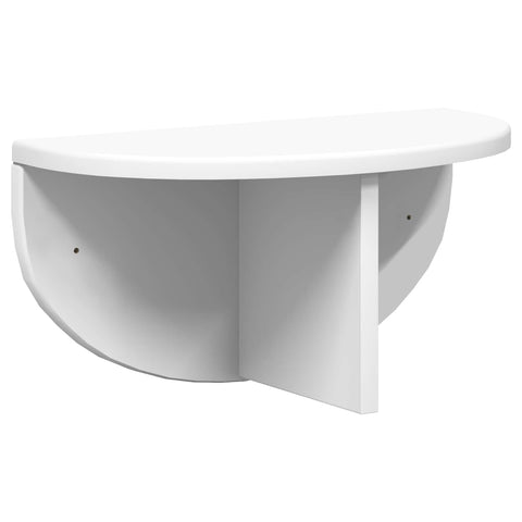 vidaXL Wall Shelf Wall-mounted White 38 x 19 x 19 cm Engineered Wood
