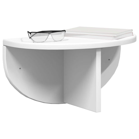 vidaXL Wall Shelf Wall-mounted White 38 x 19 x 19 cm Engineered Wood