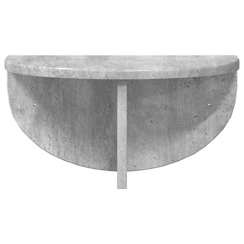 vidaXL Wall Shelf 2 pcs Concrete Grey 38 x 19 x 19 cm Engineered Wood