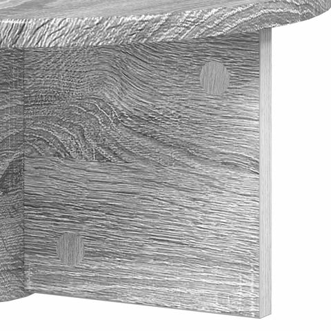 vidaXL Wall Shelf Grey Sonoma 38 x 19 x 19 cm Engineered Wood