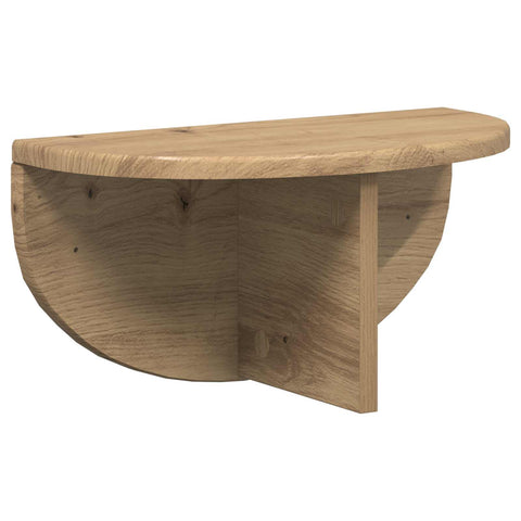 vidaXL Wall Shelf 2 pcs Artisan Oak 38 x 19 x 19 cm Engineered Wood