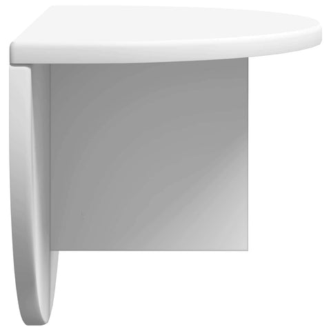 vidaXL Wall Shelf Wall-mounted White 48 x 24 x 24 cm Engineered Wood