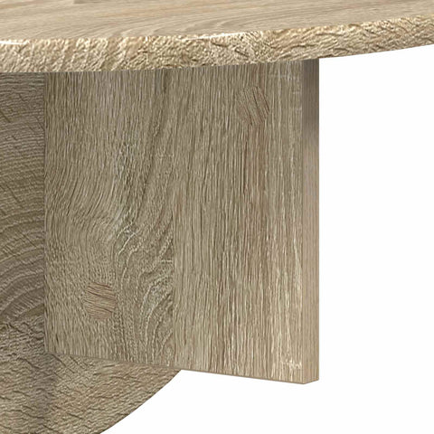 vidaXL Wall Shelf Sonoma Oak 48 x 24 x 24 cm Engineered Wood