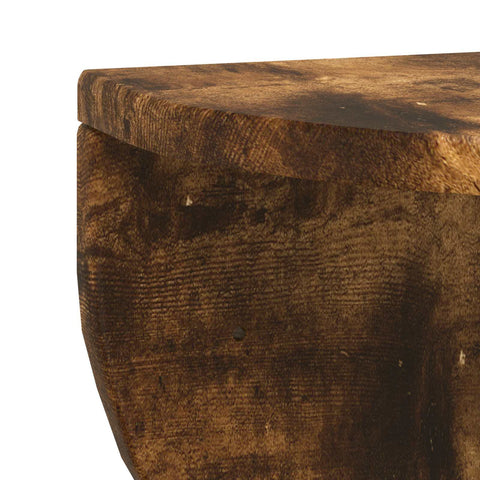 vidaXL Wall Shelf Smoked Oak 48 x 24 x 24 cm Engineered Wood