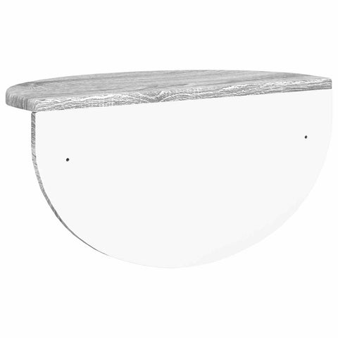 vidaXL Wall Shelf Grey Sonoma 48 x 24 x 24 cm Engineered Wood
