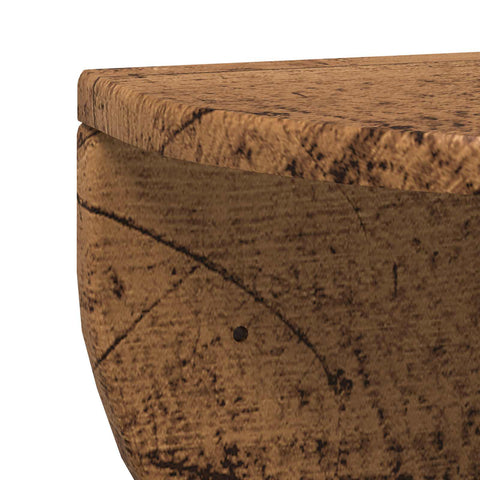 vidaXL Wall Shelf Old Wood 48 x 24 x 24 cm Engineered Wood