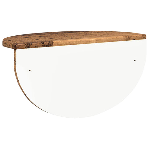 vidaXL Wall Shelf Old Wood 48 x 24 x 24 cm Engineered Wood
