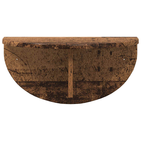 vidaXL Wall Shelf Old Wood 48 x 24 x 24 cm Engineered Wood