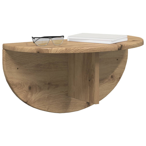 vidaXL Wall Shelf Artisan Oak 48 x 24 x 24 cm Engineered Wood