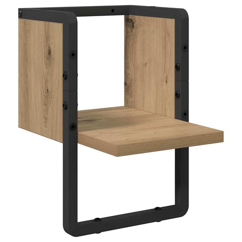 vidaXL Wall Shelf Artisian Oak 20 x 25 x 30 cm Engineered Wood