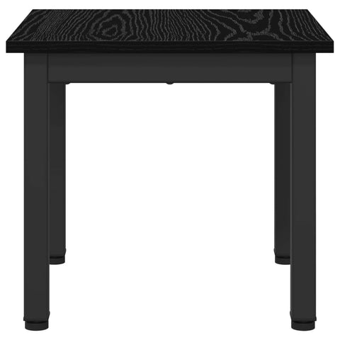 vidaXL Coffee Table Black Oak 40 x 40 x 36 cm Engineered Wood